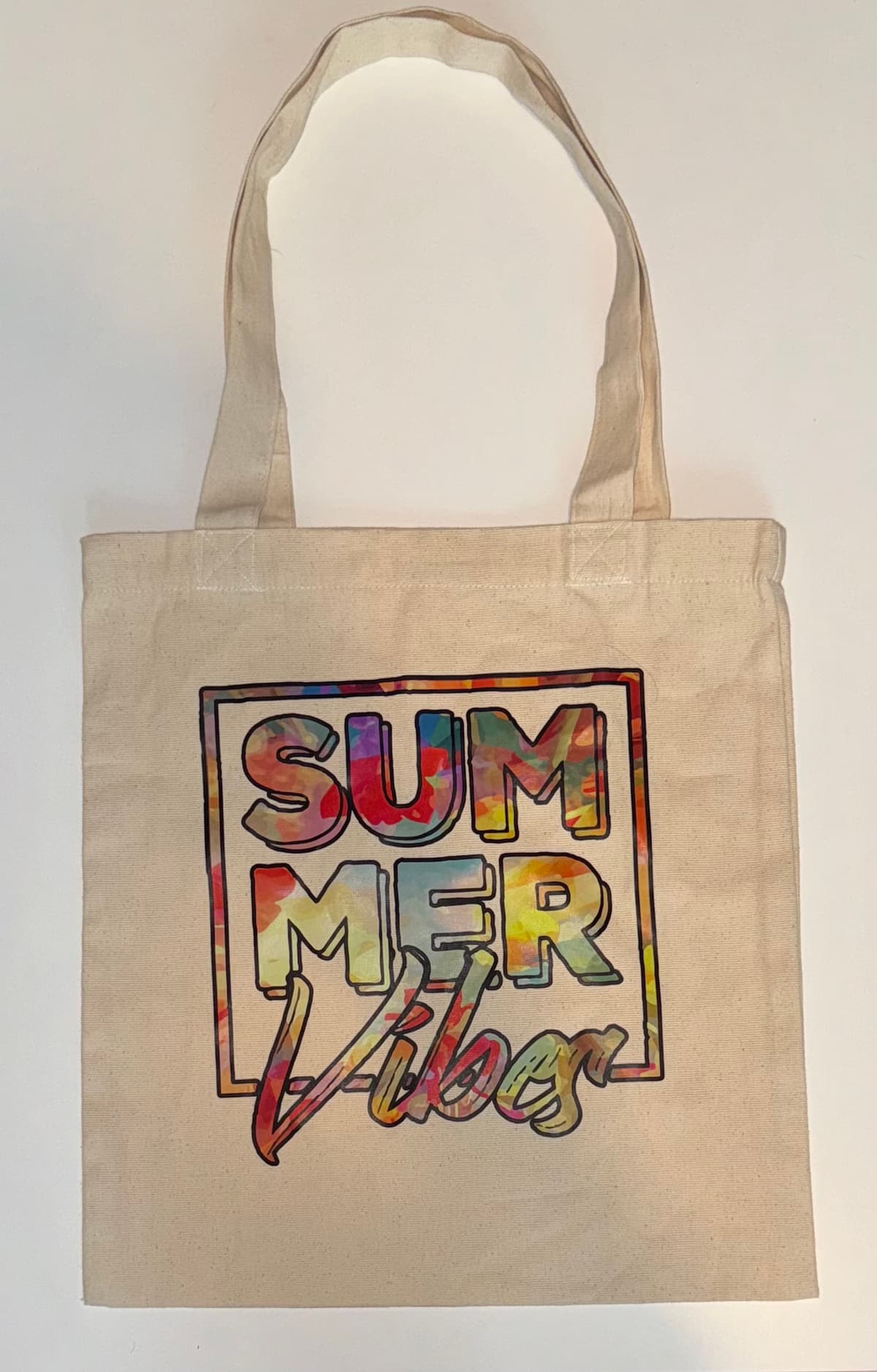 SUMMER VIVES COTTON BAG RAW